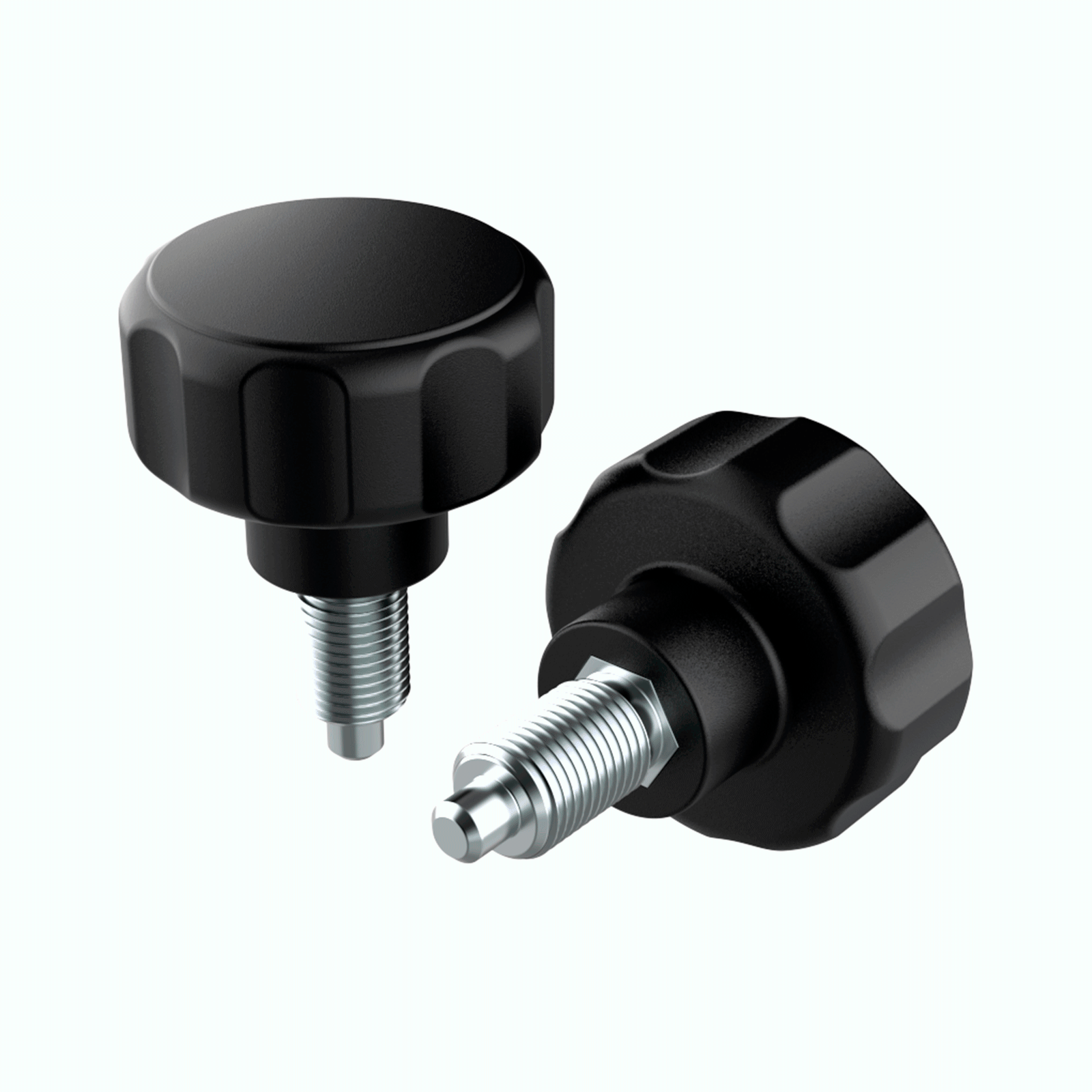 Pernos y manetas de bloqueo*