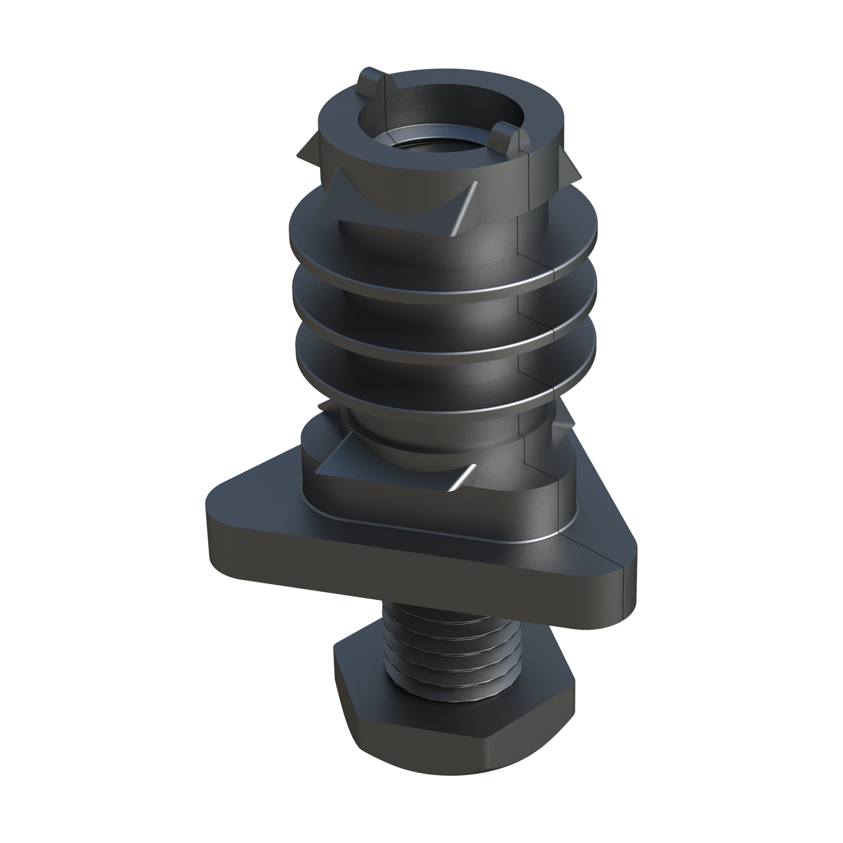 Pies niveladores para tubos triangulares*