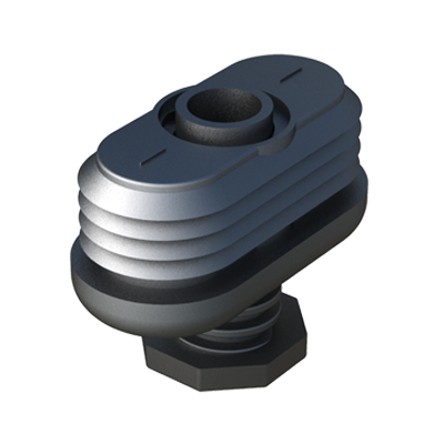 Pies niveladores para tubos ovalados*