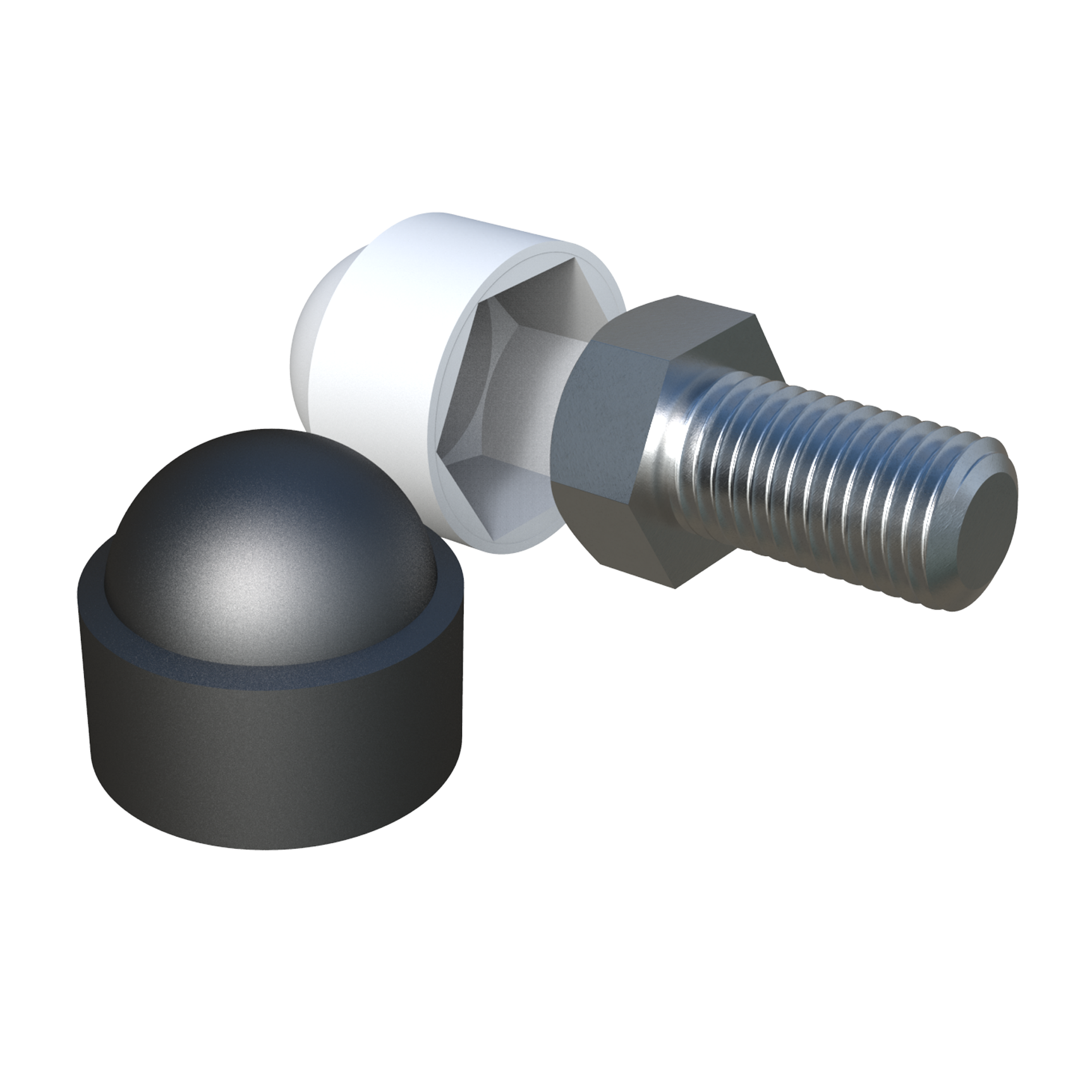 Nuestro capuchón protector para cabezas es apto para tornillos y tuercas hexagonales DIN, ISO y ANSI. Protege de los golpes y de la suciedad y al mismo tiempo embellece las cabezas de los tornillos DIN/ISO desde M4 hasta M48 (apto para tornillos DIN 933, 931, 961 y 960 e ISO 4017 y 4014).
<br>
Posibilidad de fabricación bajo pedido en colores RAL, consulte a nuestra oficina Comercial.