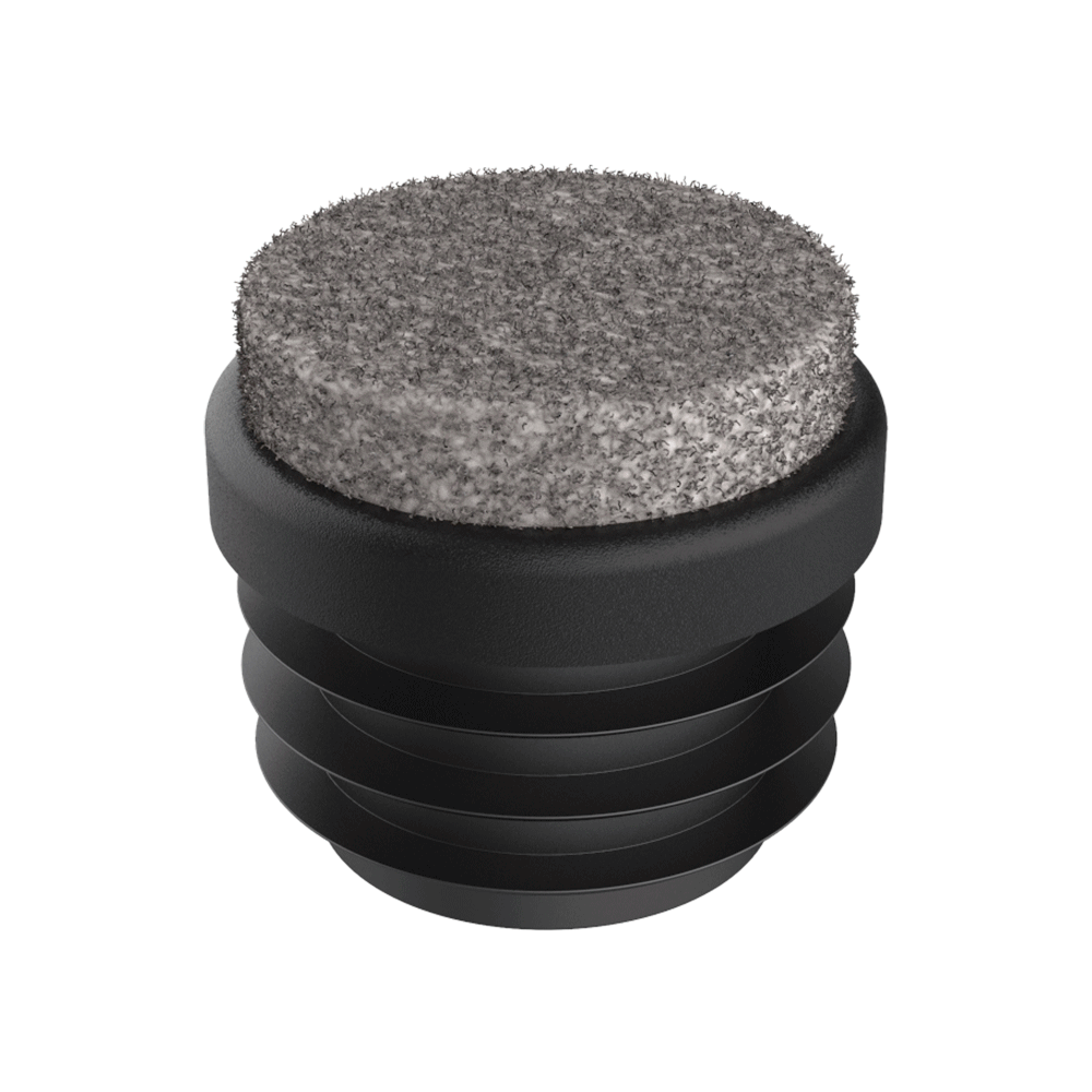 As ponteiras redondas LGFL integram bases de feltro por meio de processos avançados, como a <b>solda por fricção</b>, o <b>sobremoldagem</b> ou o <b>adesivagem</b>, para sua união com o corpo fabricado em material LDPE. Cada técnica oferece diferentes níveis de resistência a esforços transversais, garantindo uma excelente durabilidade e estabilidade. Essas características tornam-nas uma solução ótima para aplicações em cadeiras e móveis. <br><br> Tipos de feltro disponíveis: <br> <b><i>Lã natural</b></i> (FELT): Ideal para <b>pisos delicados</b>, como madeira ou mármore. Oferece propriedades sonorredutoras, embora sua resistência ao desgaste seja menor. <br> <b><i>Lã sintética</b></i> (SYFELT): Projetada para uso intensivo, destaca-se por sua alta <b>resistência ao desgaste</b>, sendo adequada para superfícies de maior exigência.