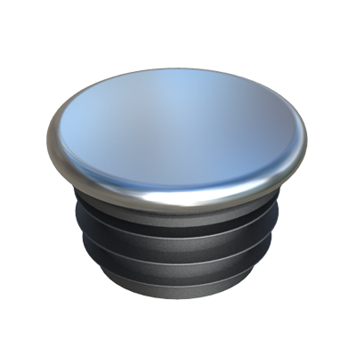 Nuestras conteras con base metálica reforzada son para tubos redondos. Han sido diseñadas para un buen acabado o mayor resistencia.