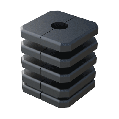 El conector <b>expansor</b> está diseñado para conectar <b>2 tubos cuadrados</b> unidireccionalmente.


Consta de 1 o 2 cavidades internas (según referencia) para el alojamiento de tuercas hexagonales (<b>SW 10</b>, <b>SW 13</b>, <b>SW 17</b> o <b>SW 19</b> - según referencia) - conector de dos partes.

Se suministra <b>sin tuercas</b>, <b>con una tuerca arriba</b>, <b>con una tuerca abajo</b> o <b>con ambas tuercas</b>.

Al roscar, el conector - expansor tracciona contra la pared interna del tubo y genera una fuerte presión, que refuerza - en gran medida - la resistencia del conjunto. 

Para evitar posibles deformaciones de la sección, se recomienda emplear tubos de calidad (tolerancias, acabados, soldadura…) y realizar ensayos con muestras.

Está fabricado en <b>Nylon</b> (PA6) de alta resistencia y se puede combinar con conectores articulados para generar conexiones de tubos con diferentes dimensiones y geometrías. <br>

Para otras especificaciones del producto - que no se reflejen en el programa estándar - póngase en contacto con nuestra oficina comercial.