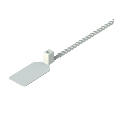 Nuestras bridas multiusos con etiqueta no reutilizables son para multitud de aplicaciones en que se deba identificar o señalar el producto. Son ideales para la trazabilidad de cualquier producto. Bajo pedido podemos suministrar esta brida con el logo de tu empresa. Si quieres bridas reutilizables, por favor, visita nuestra familia MBEC.