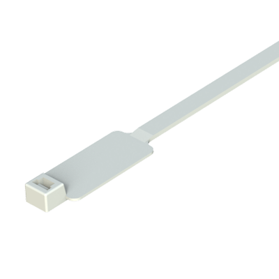 Nuestras bridas multiusos con etiqueta no reutilizables son para multitud de aplicaciones en que se deba identificar o señalar el producto. Son ideales para la trazabilidad de cualquier producto. Bajo pedido podemos suministrar esta brida con el logo de tu empresa. Si quieres bridas reutilizables, por favor, visita nuestra familia MBEC