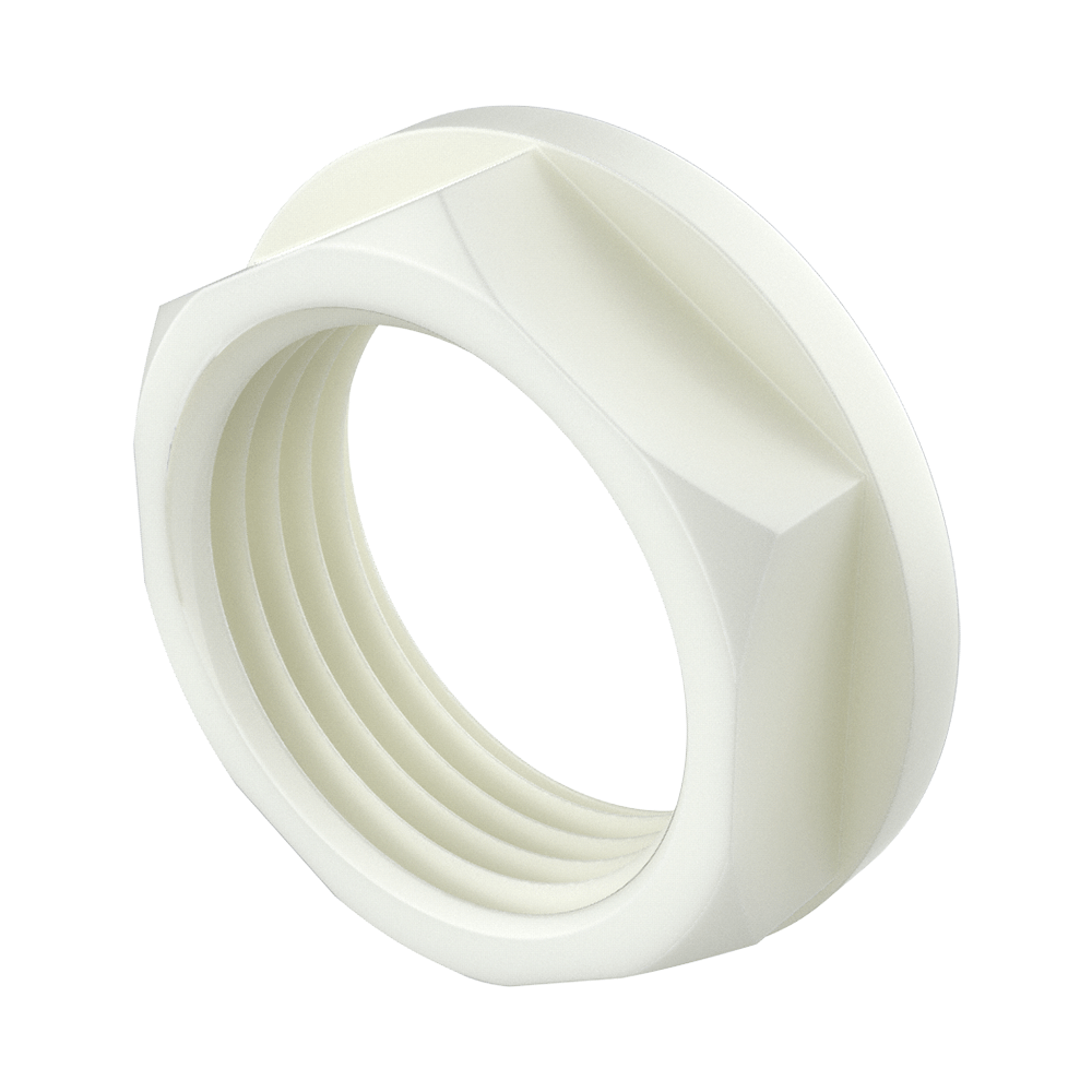 <p>A nossa <b>porca hexagonal MTHA</b> com colar integrado, semelhante à DIN 6923, foi concebida para fixações técnicas que requerem uma superfície de apoio ampliada sem necessidade de anilha adicional.</p>

<p>O colar integrado aumenta a área de contacto com a superfície de montagem, reduzindo a pressão pontual e melhorando a estabilidade do conjunto perante vibrações ou deformações do suporte. Fabricada em <b>PA66</b>, combina resistência mecânica, leveza e isolamento elétrico.</p>

<p>· <b>Geometria:</b> Hexagonal com colar<br>
· <b>Função principal:</b> Fixação com distribuição de carga ampliada<br>
· <b>Material:</b> PA66<br>
· <b>Vantagem técnica:</b> Substitui anilha e melhora a estabilidade de apoio</p>

<p>Indicada para aplicações elétricas e mecânicas onde se priorize proteção superficial e redução de peso.</p>