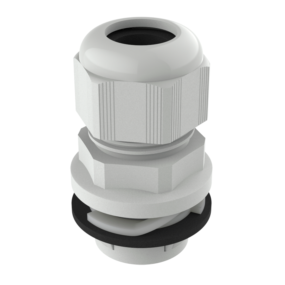 <p>O nosso <b>prensa-cabos PRPRA</b> é instalado através de ligeira pressão, sem contraporca nem furos roscados, reduzindo o tempo de montagem em comparação com os prensa-cabos standard.</p>

<p>O seu design permite combinar diferentes gamas de cabos com suporte e proteção adequados. Fabricado em <b>Poliamida 6 (PA6)</b>, incorpora junta tórica de vedação em <b>Cloropreno (CR)</b> e é resistente aos raios UV. A desmontagem deve ser realizada com a ferramenta especial <a href='https://www.iscsl.pt/ferramenta-de-desmontagem-para-prensa-cabos/mhprp/'><b>MHPRP</b></a>, incluída na embalagem e também disponível em separado.</p>

<p>· <b>Estanquidade:</b> IP 66 / IP 68, Type 4X (UL 50E)<br>
· <b>Montagem:</b> Orifícios de 12 a 40 mm; painel de 0,50 a 4,00 mm<br>
· <b>Temperatura:</b> -20°C / +100°C; curto prazo -30°C / +150°C<br>
· <b>Normas:</b> VDE, UL, CSA, DNV; UL94V2</p>

<p>Disponível com rosca métrica ou PG conforme referência, em cinzento claro RAL 7035, cinzento escuro RAL 7001 e preto RAL 9005. <i>Sob pedido mínimo: azul RAL 5015, branco RAL 9003 e vermelho RAL 3020.</i></p>