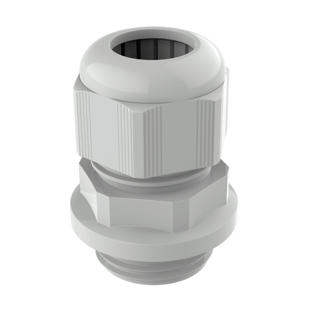 <p>O nosso <b>prensa-cabos PRPRO</b>, com <b>sistema de aperto lamelar</b> e fabricado de acordo com as normas <b>DIN EN 62444 / DIN EN 50262 / DIN EN 60423</b>, incorpora uma base alargada com alojamento para junta tórica, garantindo uma vedação perfeita mesmo em superfícies irregulares. A compressão uniforme da junta proporciona uma fixação sólida e um grau de proteção até <b>IP69</b>, permitindo igualmente uma instalação precisa em furos com pequenas variações dimensionais.</p>

<p>Fabricado em <b>PA6 (Poliamida 6)</b> com juntas em <b>CR</b>, está disponível em RAL 7035, RAL 7001 e RAL 9005, todos resistentes aos raios UV segundo <b>UL 746C F1</b>. Também está disponível uma versão opcional com juntas em <b>NBR</b>, especialmente resistente a óleos.</p>

<p>· <b>Material:</b> PA6 com juntas em CR (NBR opcional)<br>
· <b>Cor:</b> RAL 7035, RAL 7001 e RAL 9005 (UL 746C F1)<br>
· <b>Temperatura de funcionamento:</b> −40 °C a +100 °C (picos de −60 °C a +150 °C)<br>
· <b>Proteção:</b> IP66 / IP68 (10 bar) / IP69 / Tipo 4X<br>
· <b>Inflamabilidade:</b> UL94 V0<br>
· <b>Normas:</b> DIN EN 62444 / DIN EN 50262 / DIN EN 60423, VDE, UL e CSA</p>

<p><i>Algumas certificações poderão não estar disponíveis para todos os tamanhos. Contacte o nosso departamento comercial.</i></p>

<p>Para o fecho temporário do prensa-cabos pode ser utilizado o <a href='https://www.iscsl.pt/tamp%C3%A3o-para-prensa-cabos/dtpb/'><b>tampão DTPB</b></a>, que proporciona proteção contra poeiras e salpicos de água durante a montagem, o transporte ou quando não está a ser utilizado.</p>