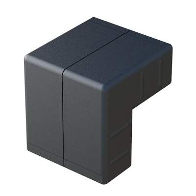 Conector en L diseñado para conectar <b>2 tubos rectangulares</b> en ángulo recto.

Se suministra <b>con</b> o <b>sin alma de acero</b> (S) - conector de dos piezas.

Da lugar a una conexión “invisible” de tubos con corte de inglete de 45⁰.

Permite construir bastidores con 	<b>cargas estáticas bajas - medias</b> o <b>altas</b> - según referencia y con una correcta construcción y distribución de pesos.

El <b>Nylon</b> (PA6) utilizado es de alta resistencia y otorga - al conector - una vida útil muy larga. <br>

Para otras especificaciones del producto - que no se reflejen en el programa estándar -, consulte con nuestra oficina comercial.