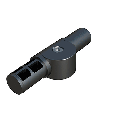 Nuestro conector <b>articulado</b> ha sido diseñado para conectar <b>2 tubos redondos</b> - conector de varias piezas.
El sistema de articulación se puede ajustar continuamente <b>desde 45⁰ hasta 200⁰</b> o <b>desde 40⁰ hasta 190⁰</b> - según referencia.
El <b>Nylon</b> (PA6) utilizado es de alta resistencia y se caracteriza por una vida útil muy larga y gran resistencia al envejecimiento.
Si busca una conexión articulada de 3 tubos: SROY, o para 4 tubos: SROC.
<br><br> * <i><b>Tipo 1</b></i>: Movimiento de rotación libre. <br><br>
Para otras especificaciones del producto - que no se reflejen en el programa estándar - contacte con nuestra oficina comercial.